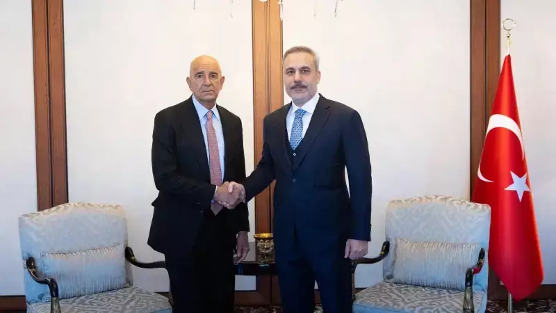 Ankara'da Diplomatik Görüşme: Bakan Fidan, ABD'nin Suriye Özel Temsilcisi Barrack'ı Ağırladı
