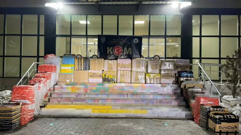 Şanlıurfa'da 15 Milyon TL'lik Kaçak Sigara ve Tütün Operasyonu