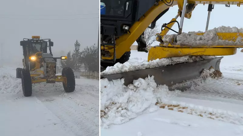 Şanlıurfa'da Kar Felaketi: 780 Köy Yolu Kapandı, 430'u Açıldı