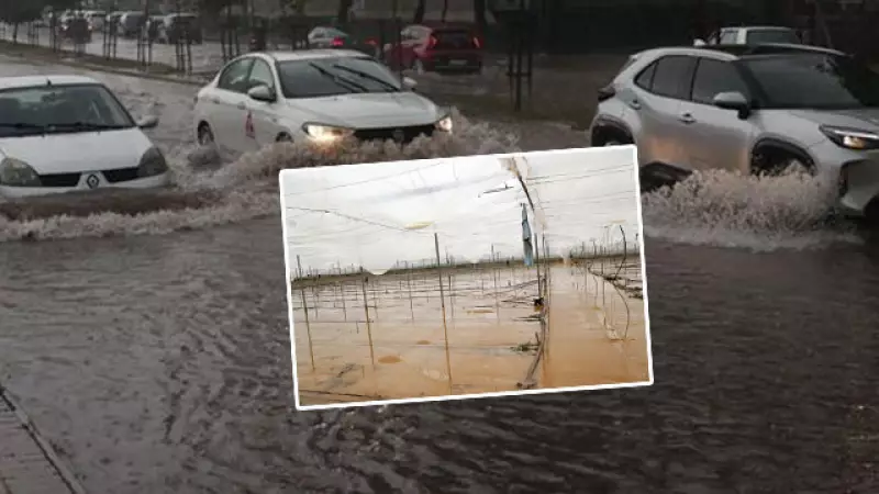 Antalya'da Sel Felaketi: 24 Saatte Metrekareye 190 Kilogram Yağış Düştü