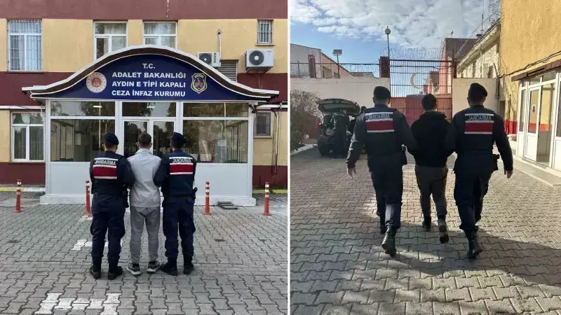 Aydın'da 2 Aranan Suçlu Yakalandı: 5 Yıl ve Üzeri Hapis Cezaları