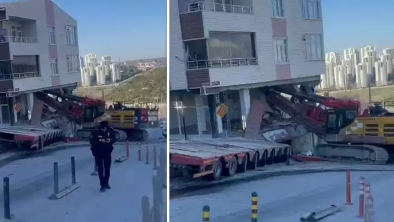 Başakşehir'de Kontrolden Çıkan Tır Apartmana Çarptı: Bina Tahliye Edildi