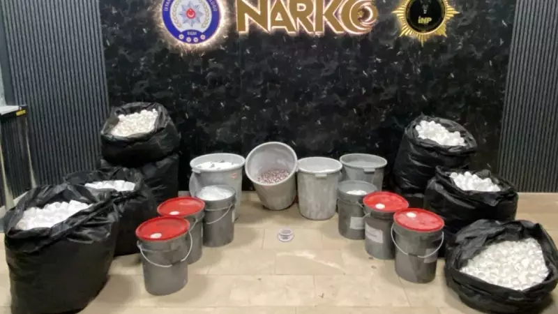 Bahçelievler'de Uyuşturucu Operasyonu: 591 Bin 250 Hap Ele Geçirildi