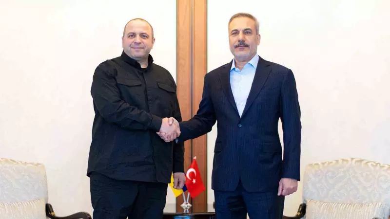 Bakan Fidan, Ukrayna Güvenlik Konseyi Sekreteri Umerov ile Görüştü