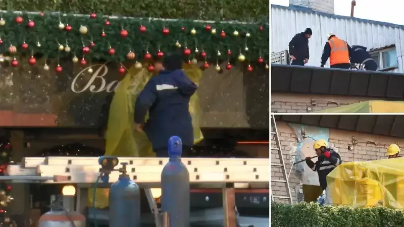 Bebek'te Kaçak Yapıya Operasyon: Baylan Pastanesi'nin Terası Yıkıldı