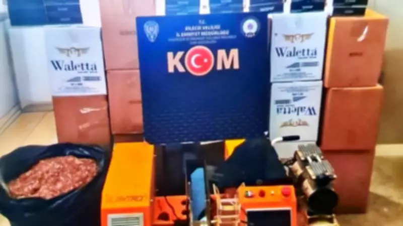 Bilecik'te Kaçakçılık Operasyonu: 127 Bin 800 Makaron ve 17 Kg Tütün Ele Geçirildi
