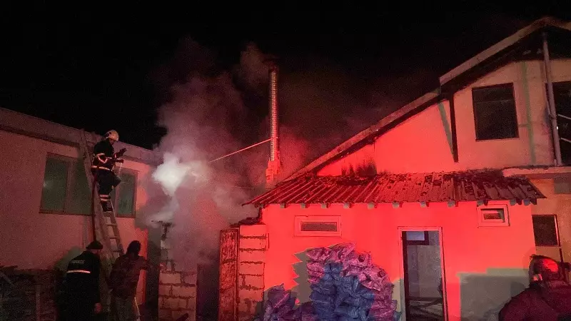 Bilecik'te Mermer Fabrikasında Çıkan Yangın Kısa Sürede Kontrol Altına Alındı