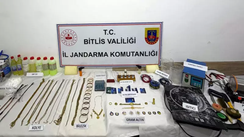 Bitlis'te Sahte Altın Operasyonu: 2 Şüpheli Tutuklandı