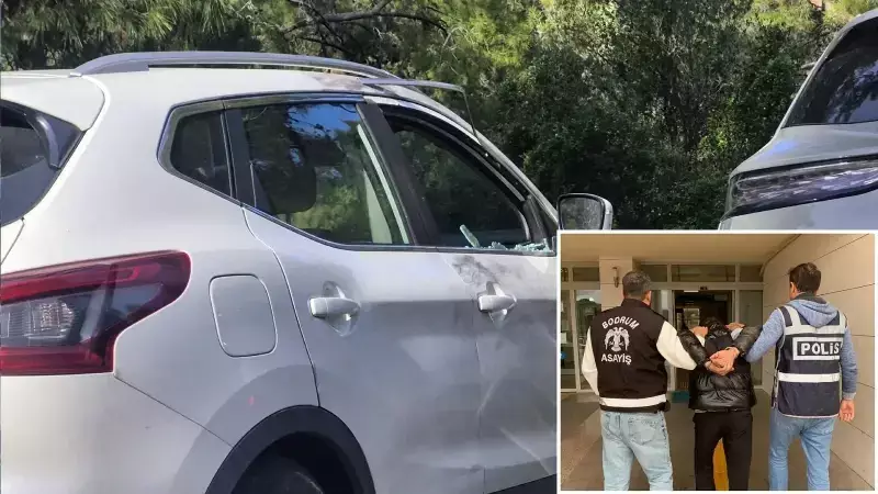 Bodrum'da Antik Kent Yolunda Araç Soygunu: 3 Şüpheli Yakalandı