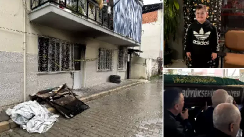 Buca'da Yangında Hayatını Kaybeden Down Sendromlu Çocuk Toprağa Verildi