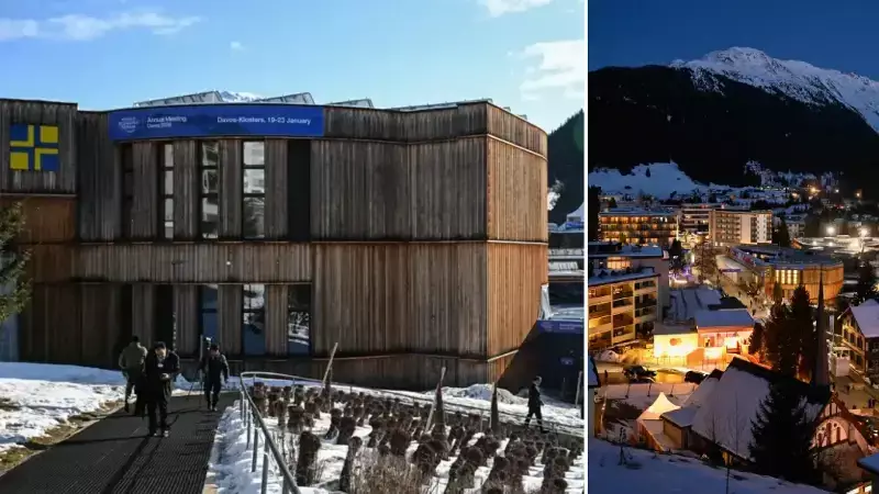 Davos'taki Dünya Ekonomik Forumu'nda Yangın Alarmı: Tahliye Yapıldı
