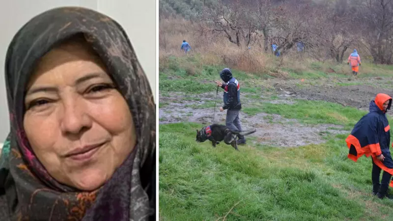 Demirci'de Kayıp Şerife Çınar İçin 60 Kişilik Ekip Arama Yapıyor