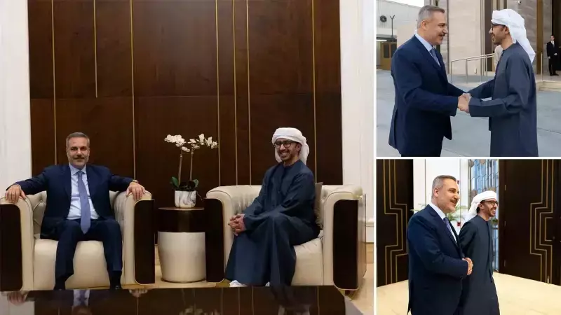 Dışişleri Bakanı Fidan, Abu Dabi'de BAE Lideri ile İkili İlişkileri Görüştü