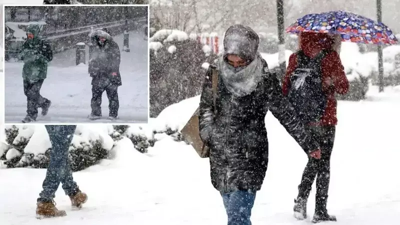 Diyarbakır ve Batman'a Yoğun Kar, Akdeniz'de Fırtına Uyarısı