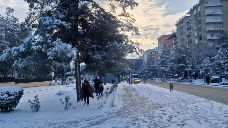 Diyarbakır'da Kar Yağışı: Uçuşlar İptal Edildi, Kazalar Yaşandı