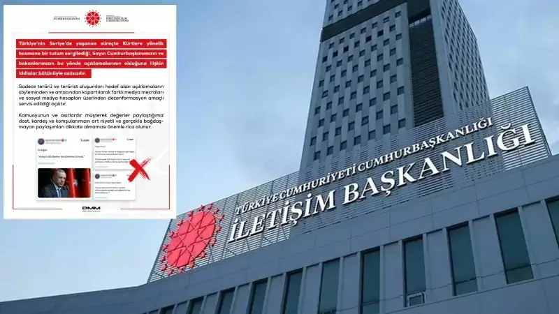DMM: Türkiye'nin Kürtlere Yönelik Hasmane Tutum İddiaları Asılsız