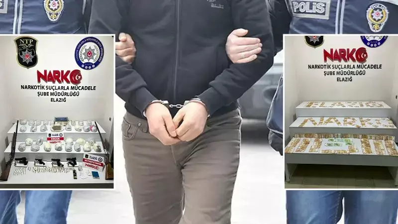 Elazığ'da Büyük Uyuşturucu Operasyonu: 3 Tutuklama