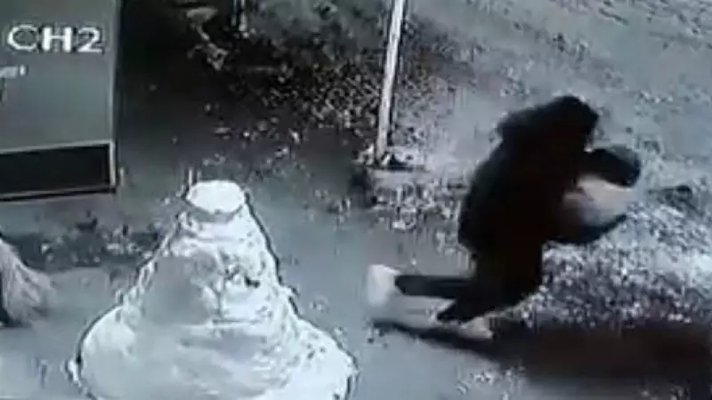 Elazığ'da Kış Vandalizmi: Kardan Adamın Kafası Çalındı!