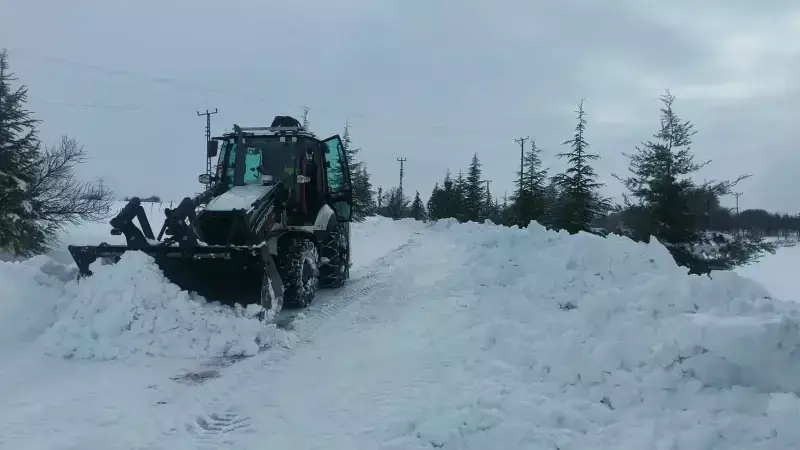 Elazığ'da Kar Yağışı Nedeniyle Kapanan Yolların Büyük Bölümü Açıldı