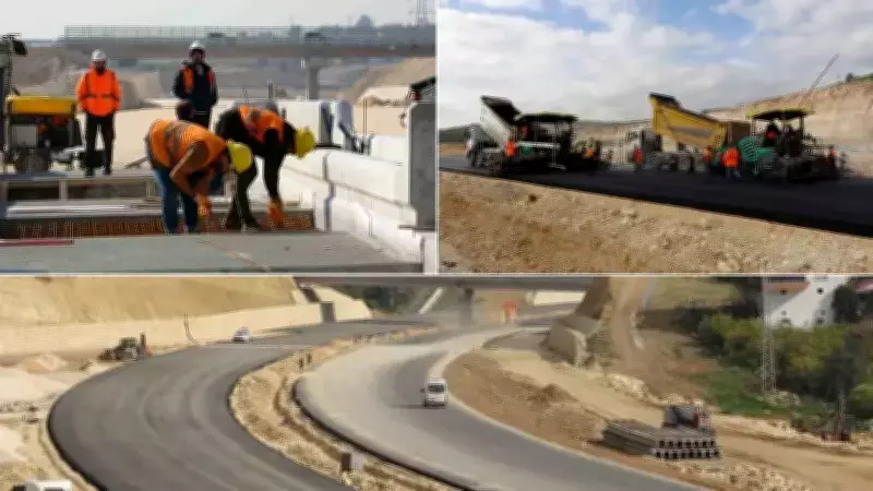 Çeşmeli-Kızkalesi Otoyolu'nda Fiziki İlerleme Yüzde 84'e Ulaştı