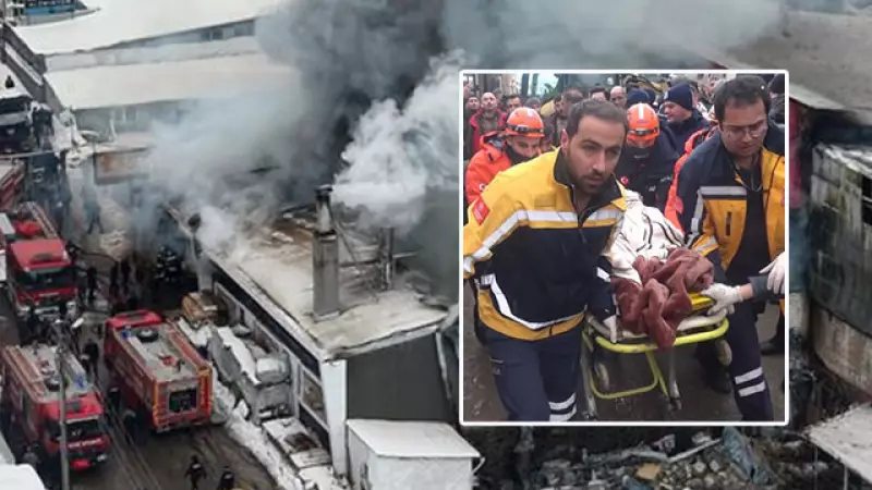 Erzurum'da Mobilya Atölyesinde Çıkan Yangında 2 İşçi Hayatını Kaybetti: 3 Engelli Çocuk Yetim Kaldı