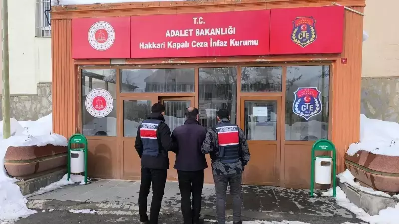 Hakkari'de 9 Yıl 9 Aylık Hükümlü Yakalandı