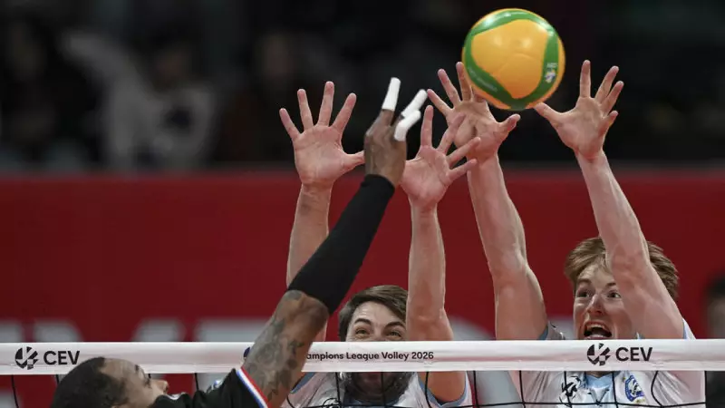 Halkbank, CEV Şampiyonlar Ligi'nde Knack'e 3-2 Mağlup Oldu