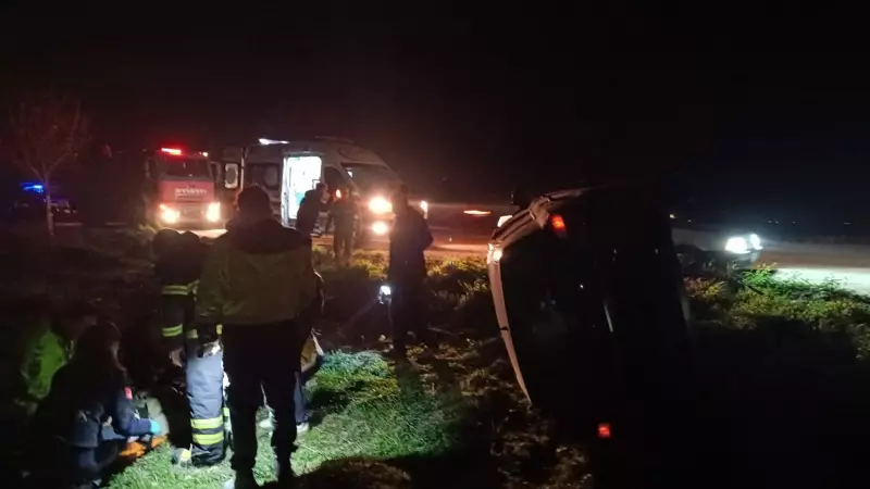 Hatay'da Kontrolden Çıkan Otomobil Devrildi: Sürücü Yaralı