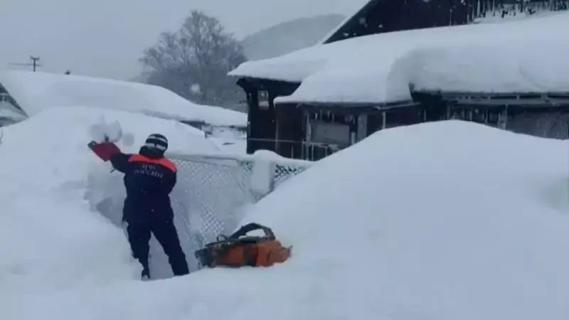 Kamçatka'da Kar Felaketi: 1,5 Metre Kar, 2 Can Kaybı
