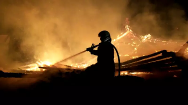 Kastamonu'da Çıkan Yangında 3 Ev ve 2 Samanlık Küle Döndü