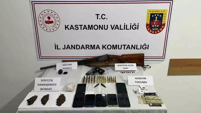 Kastamonu'da Uyuşturucu Operasyonu: 19 Şüpheli Yakalandı, 4'ü Tutuklandı