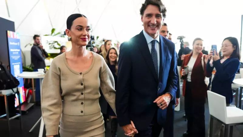 Katy Perry ve Justin Trudeau Davos'ta El Ele Görüntülendi