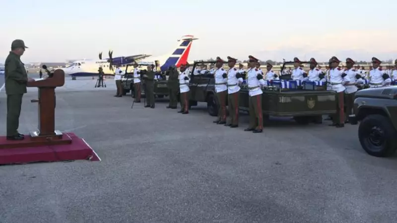 Küba'da 32 Vatandaş İçin ABD'nin Venezuela Saldırısı Sonrası Anma Töreni