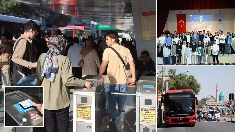 Konya'da Öğrenciler İçin Toplu Ulaşım 9 Lirada Sabitlendi