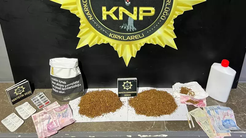 Kırklareli'nde Uyuşturucu Operasyonu: 5 Şüpheli Tutuklandı