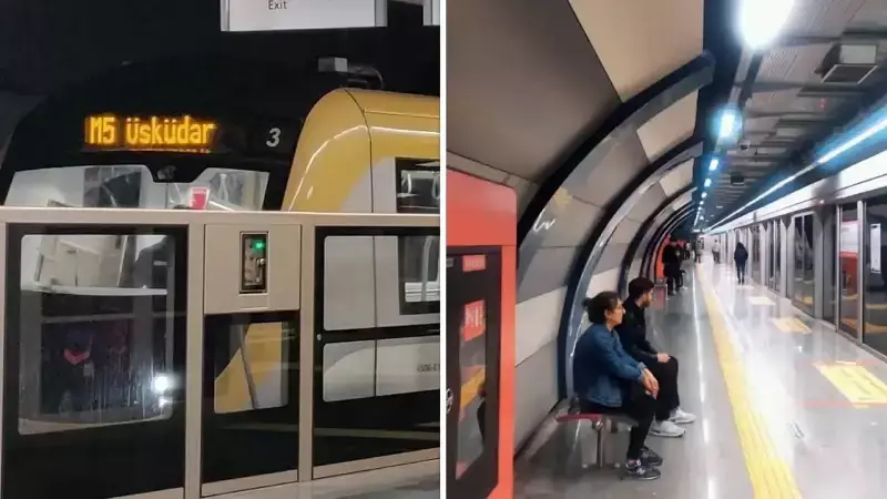 M5 Üsküdar-Samandıra Metro Hattı Yeniden Hizmete Açıldı