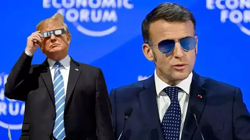 Macron Davos'ta Uyardı: Emperyal Emeller Yeniden Ortaya Çıkıyor