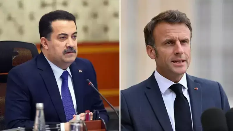 Macron ve Sudani Telefonda Suriye'deki Gelişmeleri ve Kalıcı Ateşkes İhtiyacını Görüştü