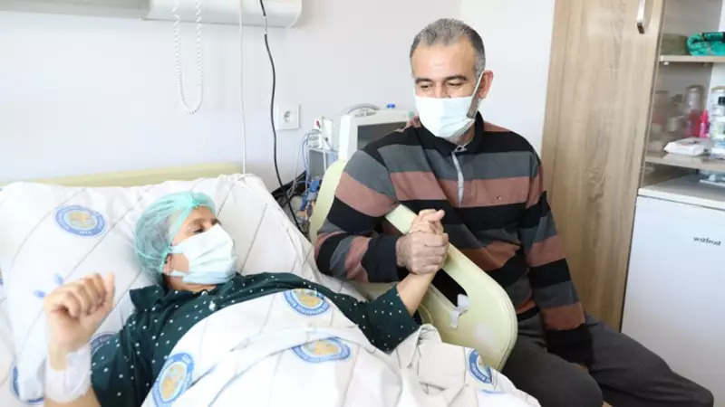 Mardin'de Mayın Mağduru Eşinden Böbrek Nakliyle İkinci Hayat