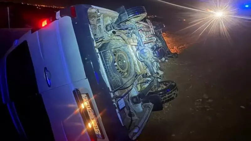 Mersin'de İşçi Servisi Uçuruma Yuvarlandı: 1'i Ağır 13 Yaralı