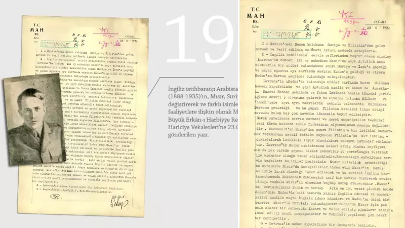 MİT Arşivinden Tarihi Belge: Lawrence'ın Casusluk Faaliyetleri