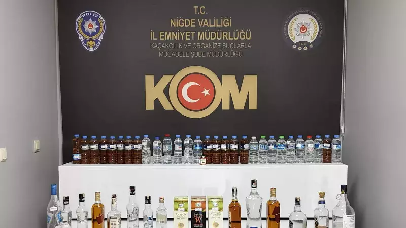 Niğde'de Sahte İçki Operasyonu: 3 Tutuklama, 71 Şişe Ele Geçirildi