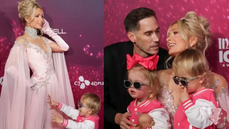 Paris Hilton'un Pembe Aile Galası: Çocuklarıyla Müzik Belgeseli Lansmanı