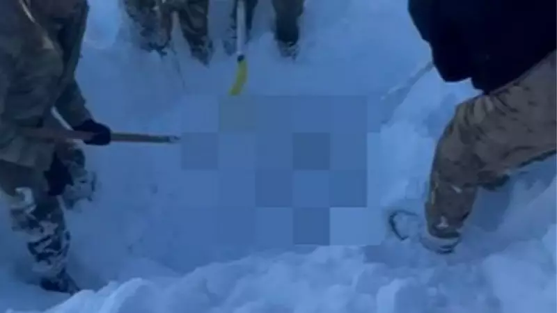 Şırnak'ta Kar Altında Irak Uyruklu Göçmenin Cansız Bedeni Bulundu