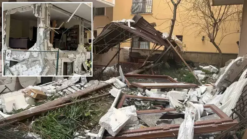 Örnek Mahallesi'nde Doğal Gaz Patlaması: 1 Yaralı, Çevre Binalar Hasar Gördü