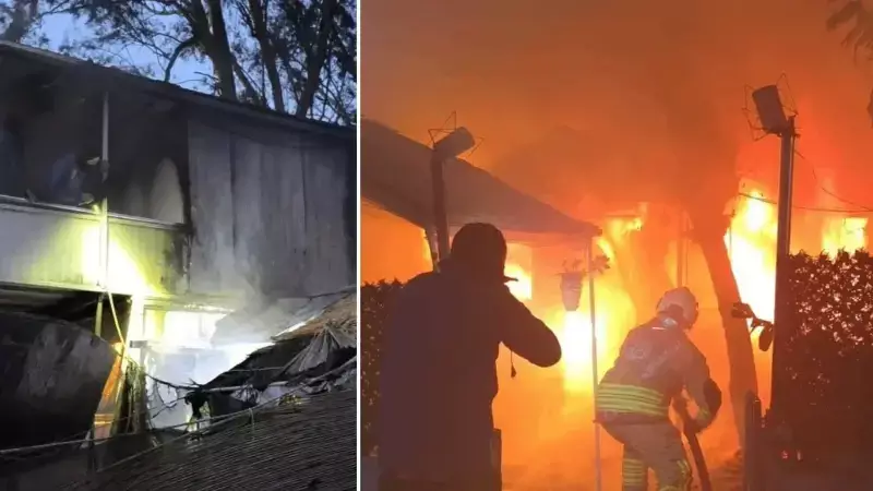 Samandağ'da Konteyner Yangını: İtfaiye Ekipleri Müdahale Etti