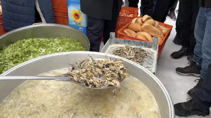 Samsun Ladik'te Akdağ Hamsi Festivali Coşkusu: 1 Ton Hamsi Dağıtıldı