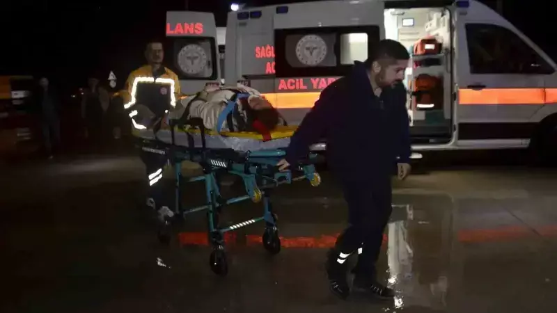 Samsun'da Kar Nedeniyle Zincirleme Trafik Kazası: 5 Yaralı