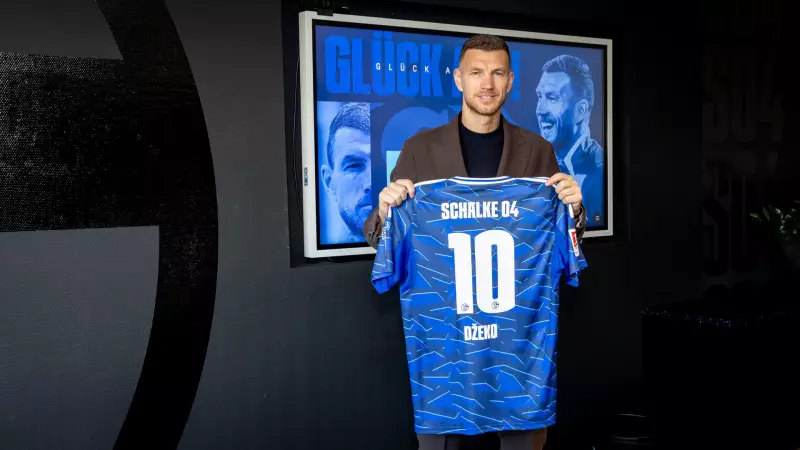 Schalke 04, Edin Dzeko'yu Transfer Etti! Tecrübeli Forvet Almanya'ya Dönüyor