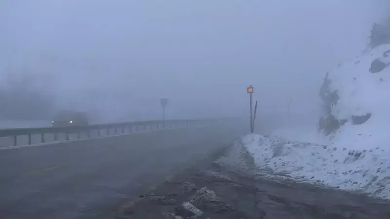 Sertavul Geçidi'nde Yoğun Sis: Trafik Güvenliği Tehlike Altında